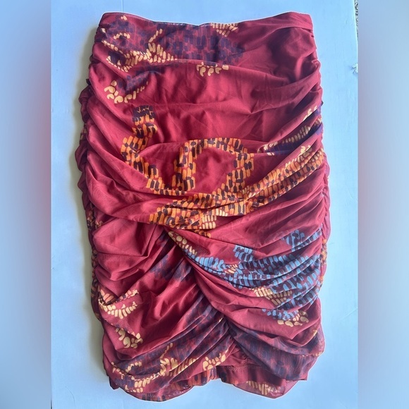 Farm Rio Ruched Mini Skirt - Picture 4 of 6